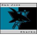 San Jose Sharks 60" x 50" All-Star Collection Blanket / Throw
