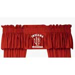 Indiana Hoosiers Locker Room Window Valance