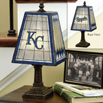 Kansas City Royals MLB Art Glass Table Lamp