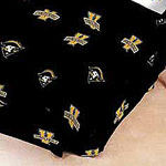 Vanderbilt Commodores 100% Cotton Sateen Queen Bed Skirt - Black