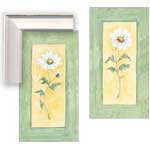 Summer Daisy Collection - Contemporary mount print with beveled edge