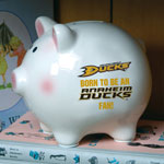 Anaheim Mighty Ducks NHL Ceramic Piggy Bank