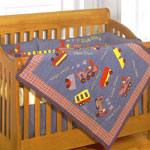 Choo Choo 4 Piece Crib Quilt Set