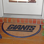 New York Giants NFL Half Moon Outdoor Door Mat
