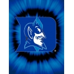 Duke Blue Devils College "Tie Dye" 60" x 80" Super Plush Throw