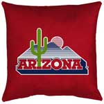 Arizona Wildcats Locker Room Toss Pillow
