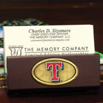 Texas Rangers MLB Business Card Holder