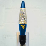 West Virginia Mountaineers NCAA College Motion Lava Nightlight