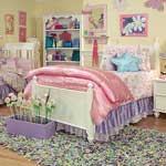 Glitter Fairy Pink Satin Comforter