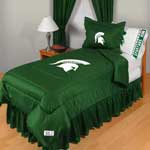 Michigan State Spartans Locker Room Comforter / Sheet Set