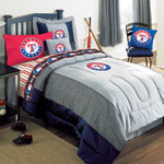 Texas Rangers MLB Authentic Team Jersey Bedding Queen Size Comforter / Sheet Set