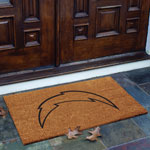 San Diego Chargers NFL Rectangular Outdoor Flocked Door Mat