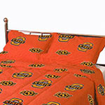 Oklahoma State Cowboys 100% Cotton Sateen Standard Pillow Sham - Orange