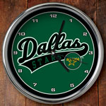 Dallas Stars NHL 12" Chrome Wall Clock