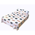 Florida Gators 100% Cotton Sateen Queen Sheet Set - White