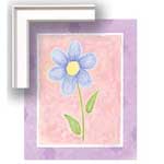 Sunshine Bouquet II - Lavender - Contemporary mount print with beveled edge
