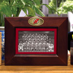 New Jersey Devils NHL 8" x 10" Brown Horizontal Picture Frame