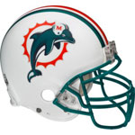 Miami Dolphins Helmet Fathead NFL Wall Graphic