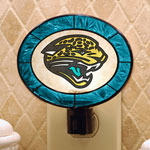 Jacksonville Jaguars NFL Art Glass Nightlight
