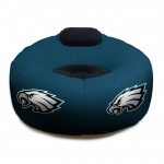 Philadelphia Eagles NFL Vinyl Inflatable Chair w/ faux suede cushions