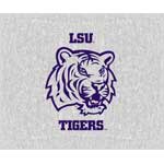 LSU Louisiana State Tigers 58" x 48" "Property Of" Blanket / Throw