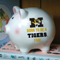 Missouri Tigers NCAA College Ceramic Piggy Bank
