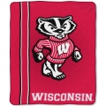 Wisconsin Badgers College "Jersey" 50" x 60" Raschel Throw