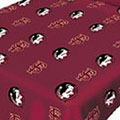 Florida Seminoles 100% Cotton Sateen Shower Curtain - Red