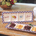 Kansas Jayhawks NCAA College Gameday Ceramic Relish Tray