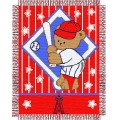 Los Angeles Angels MLB Baby 36"x 46" Triple Woven Jacquard Throw