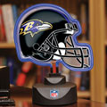 Baltimore Ravens NFL Neon Helmet Table Lamp