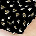 Wake Forest Demon Deacons 100% Cotton Sateen Full Bed Skirt - Black