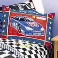 Nascar Checkered Flag Quilted Sham