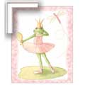 Lilly Pad Princess - Contemporary mount print with beveled edge