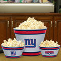 New York Giants NFL Melamine 3 Bowl Serving Set