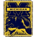 Michigan Wolverines NCAA College "Focus" 48" x 60" Triple Woven Jacquard Throw