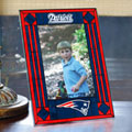 New England Patriots NFL 9" x 6.5" Vertical Art-Glass Frame