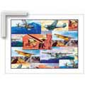 Flight Collage - Framed Canvas