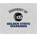Golden State Warriors 58" x 48" "Property Of" Blanket / Throw