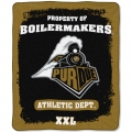 Purdue Boilermakers College "Property of" 50" x 60" Micro Raschel Throw