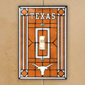 Texas Longhorns NCAA College Art Glass Single Light Switch Plate Cover