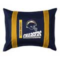 San Diego Chargers Side Lines Pillow Sham