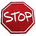 Stop Sign Rug (39" x 39")