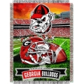 Georgia Bulldogs NCAA College "Home Field Advantage" 48"x 60" Tapestry Throw