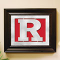 Rutgers University NCAA College Laser Cut Framed Logo Wall Art
