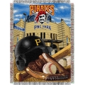 Pittsburgh Pirates MLB "Home Field Advantage" 48" x 60" Tapestry Throw