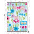 Fleurs - Contemporary mount print with beveled edge