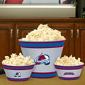 Colorado Avalanche NHL Melamine 3 Bowl Serving Set