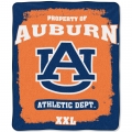 Auburn Tigers College "Property of" 50" x 60" Micro Raschel Throw