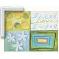 Cool Love Green - Contemporary mount print with beveled edge